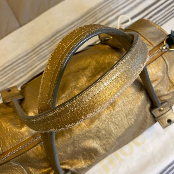 Chloe small leather duffel bag with dust bag - Picture 9 of 11